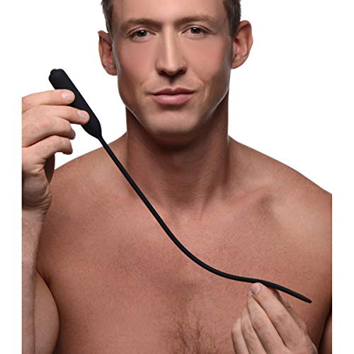 Master Series Dilatateur de Vibrateur en Silicone 10 Modes de Vibration Noir