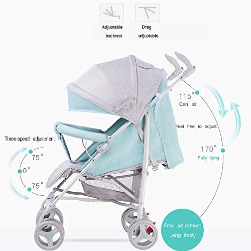 image for MUY Stroller Pushchair Lightweight, Small Foldable, One Hand Fold, Bug