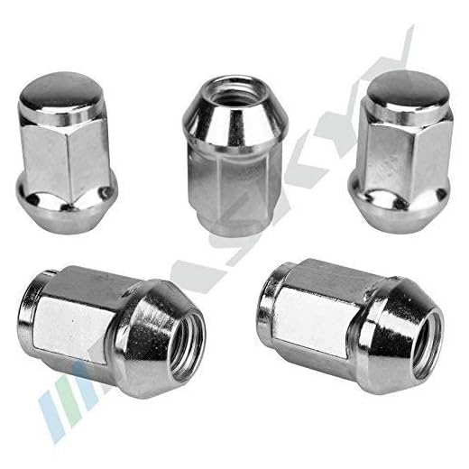 20 CHROM hjulmutter mor M12x1,5x34 SW19 koniskt koniskt koniskt 60° aluminium stålfälgar Daihatsu
