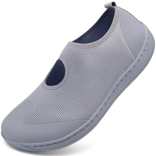 Women's Barefoot Shoes Wide Toe Box Walking Running Shoes Zero Drop Sole Minimalist Wide-Fit Shoes Breathable Lightweight Fashion Tennis Sneakers for Gym Sport