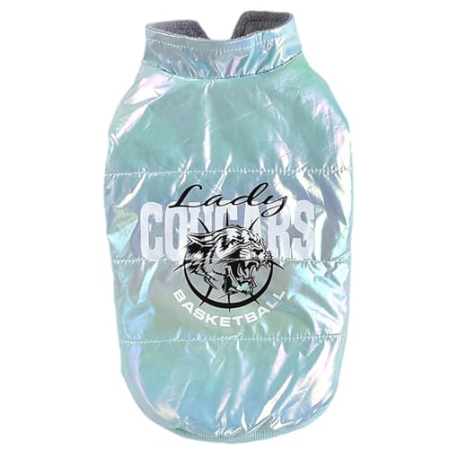 JPETTO犬服 冬服 ダウンコート 犬用 ジャケット ドッグウェア ベスト 中綿入り ペット ダウンベスト 猫服 コート 防寒 暖かい ペット服25-H23215Wブルー2XL