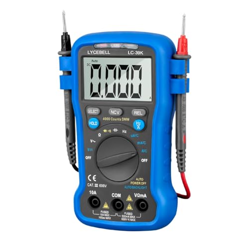 Digital Multimeter Tester 4000 Counts, AC DC Volt Amp Meter Circu...
