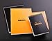 Rhodia #16 Wirebound Notepad 5.8" x 8.3" Dot Pad, Orange Cover