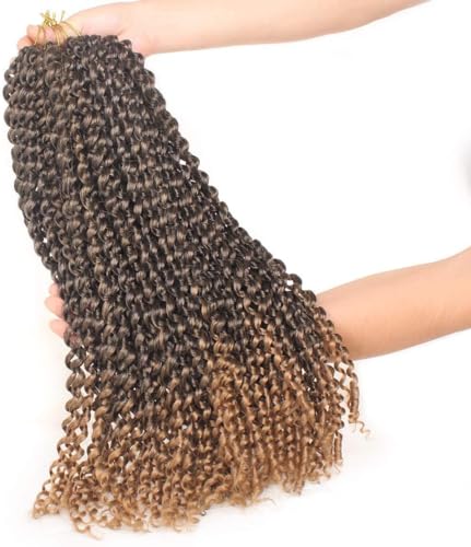 Leeven 18 Inch Passion Twist Braids for Butterfly Faux Locs, Water Wave Crochet Hair - Image 3
