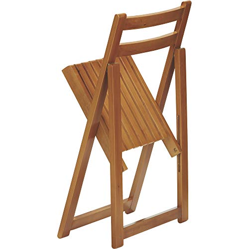 Kotula's 5Piece SpaceSaving Dining Set, Table and 4 Chairs, Oak