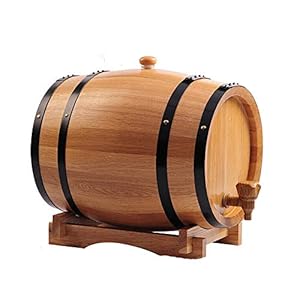 Jiamuxiangsi- Wijnvat – Eiken vat zonder liner Zelfgebrouwen Wijn Droge Wijnvat Houten Bakken Eiken Vat -20L – wijnvat