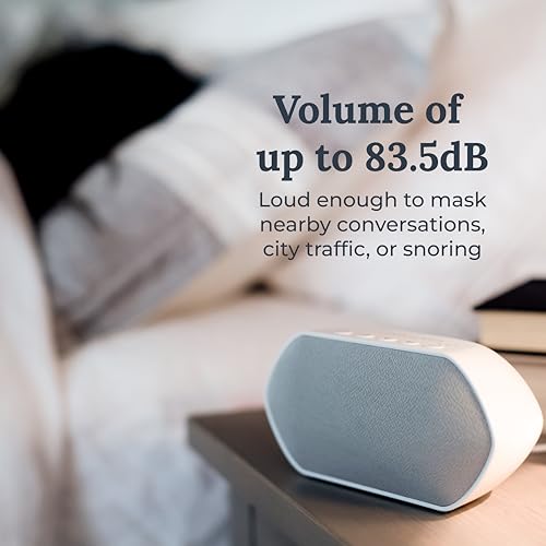Yogasleep Soundcenter Portable White Noise Machine, 6 Soothing Sounds, 25 Volume Settings, Includes Timer, Sleep Therapy for Adults & Kids, Noise Cancelling for Office Privacy & Meditation - Image 6