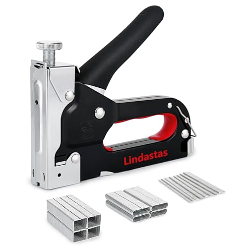 Heavy Duty 3-in-1 Upholstery Staple Gun with 1200 Staples