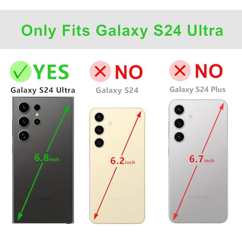Coque Samsung S24 Ultra en cuir véritable premium rétro vert
