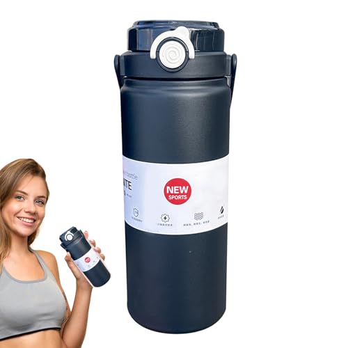 Aufquwk Termo Aislante - Termo Para Bebidas Calientes Y Frías | Jarra Térmica Antifugas Para Deportes Gimnasio Viajes Escuela Senderismo Running