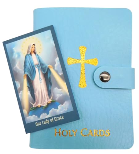 Ladies Holy Card Holder Set 20 Sleeve Booklet Our Lady of Grace Card