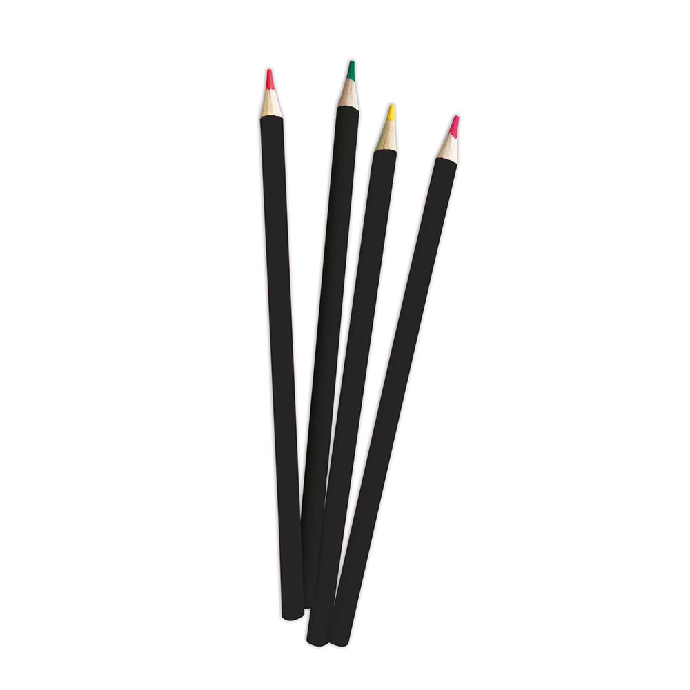 Janod - From 7 years old - Creative Kit - Masks and Neon Pencils - Les Ateliers du Calme - Creative Leisure - Dexterity and Concentration - J07944