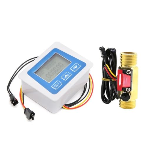 Compteur de débit d'eau G1/2" G3/4" G1" avec écran LCD de contrôle de flux