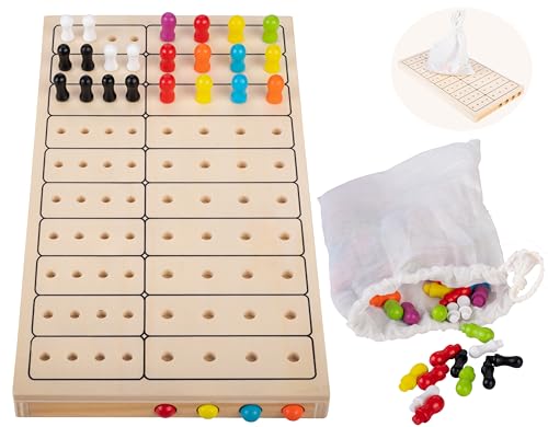 Engelhart - 340926 Master Color Kleines Reisespiel aus Holz Logikspiel ab 6 Jahren