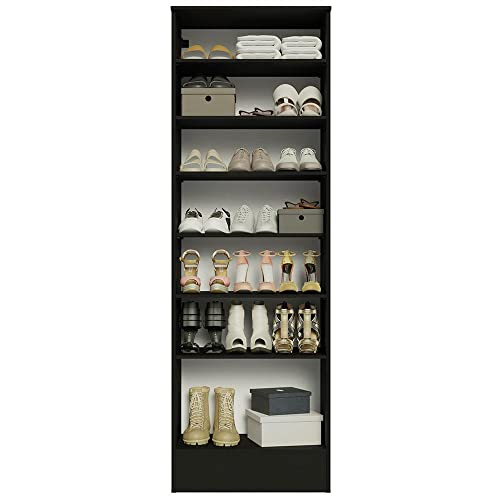 Sapateira Armário Multiúso Madesa Isis 1 Porta - Preto