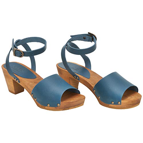 Sanita Women's Yara Sandal,Blue,41 EU/10.5-11 M US