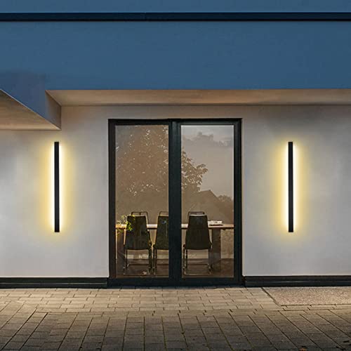 Dioche LED Wall Light Modern IP43 Water Proof Outdoor Long Strip Wall Light LED Strip Light for Courtyard Passage (50cm)