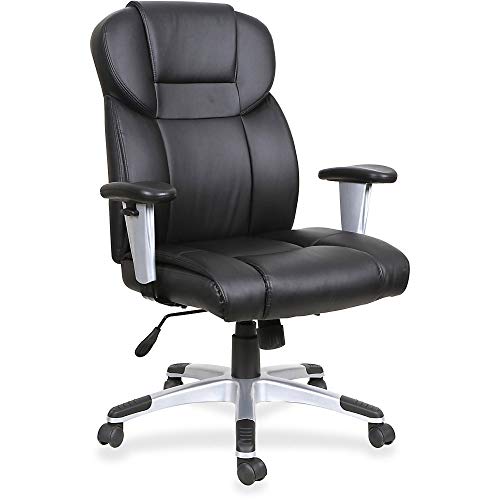 Lorell Leather High-Back Executive Chair With Seat And Back Independant Synchronized Tilt #TOP26