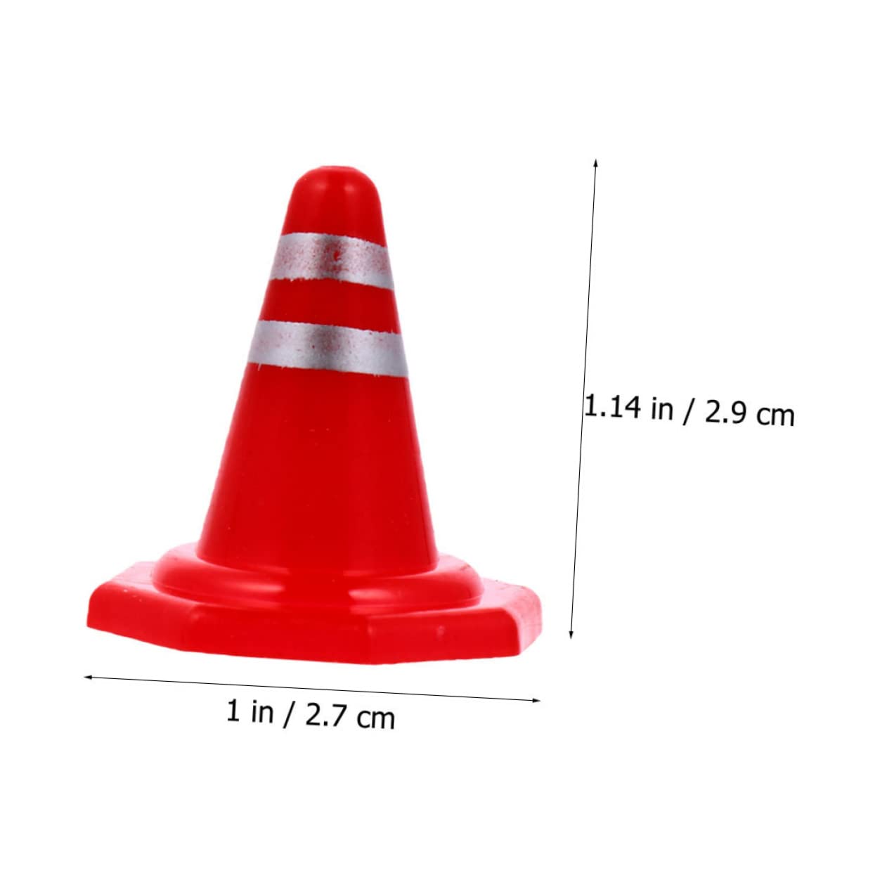 FELTECHELECTR DIY Road Cone Signs 25pcs Simulation Traffic Signs for Boys and Girls Traffic Cone Toy