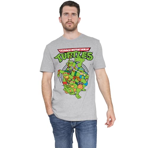 T-Shirt TMNT Group Unisexe Devlin Corporation Coton Noir