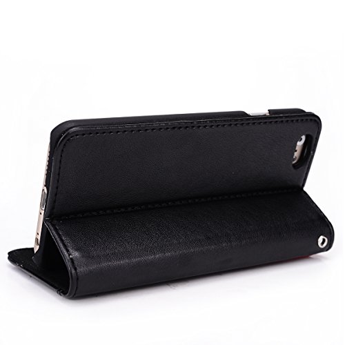 Kroo White Flip Folio Wallet For Apple Iphone 6 With I.d Tag Attachment #TOP4