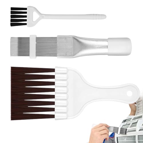 Hogvinnatil Air acondicionador Condenser Fin Peine, Peine de Aleta para Aire Acondicionado | Kit de Limpiador de Peine de Aleta de Aire Acondicionado,Herramienta de Limpiador de Bobina de AC radiador