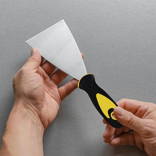 4-teiliges Spachtelmesser-Set – rostbeständige Gipskelle, Farbkelle, Edelstahlkelle mit Kunststoffgriff (2, 3, 4, 5)