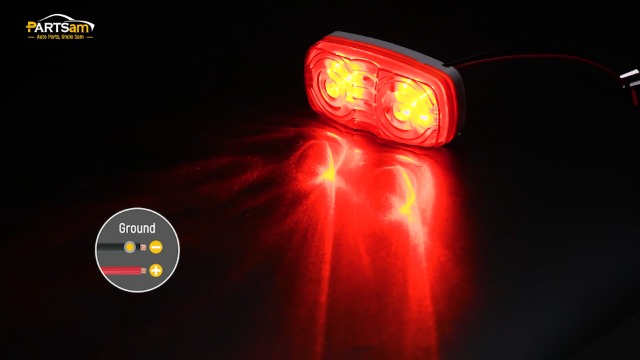 トップス ema125 Amazon.com: Partsam 14x Red/Amber Double Bullseye led Light