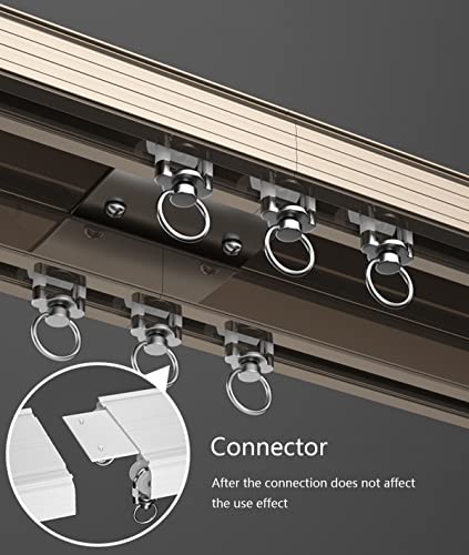 Rail de rideau silence double blanc pour habiller facilement un angle de mur
