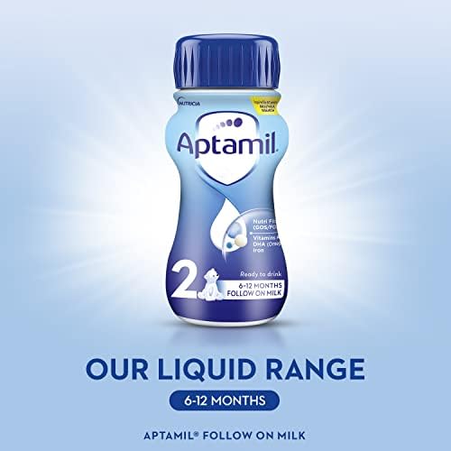 Aptamil 2 Follow On Baby Milk Powder, 6-12 Months, 800g (Pack of 6) - Packaging May Vary