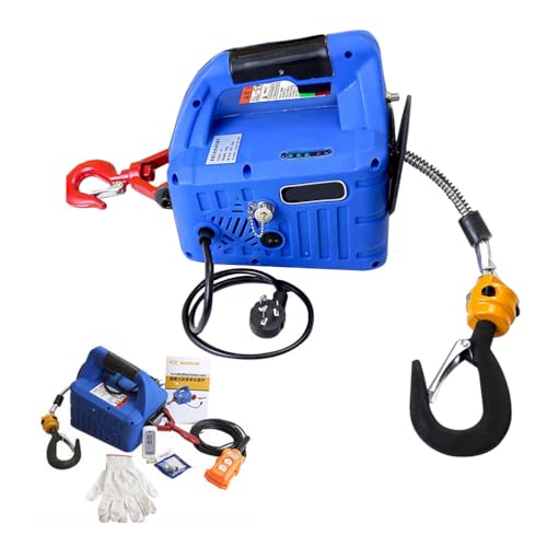 Polipasto eléctrico portátil 3-en-1 1102 lb con control remoto miniatura 1