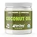 Raw Paws Organic Coconut Oil for Dogs & Cats, 8-oz - Treatment for Itchy Skin, Dry Nose, Paws, Elbows, Hot Spot Lotion for Dogs, Natural Hairball Remedy for Dogs & Cats, Flea Tick Prevention for Dogs