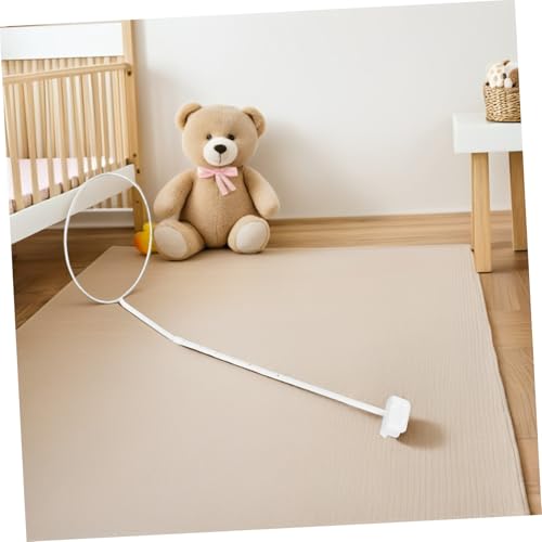 Support de moustiquaire pour lit bébé ajustable en métal blanc - 6