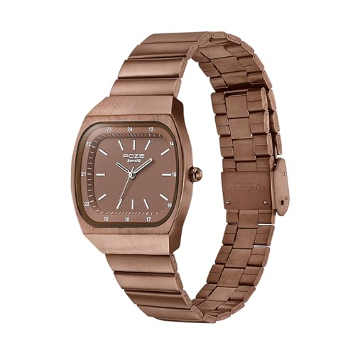 Image of Sonata Poze 9 with Quartz Analog with SS Sheet Metal Strap Watch for Unisex