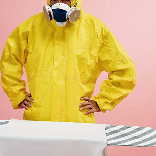 Garneck Conjunto de capa de tábua de passar a ferro resistente ao calor com clipes, estampa de algod