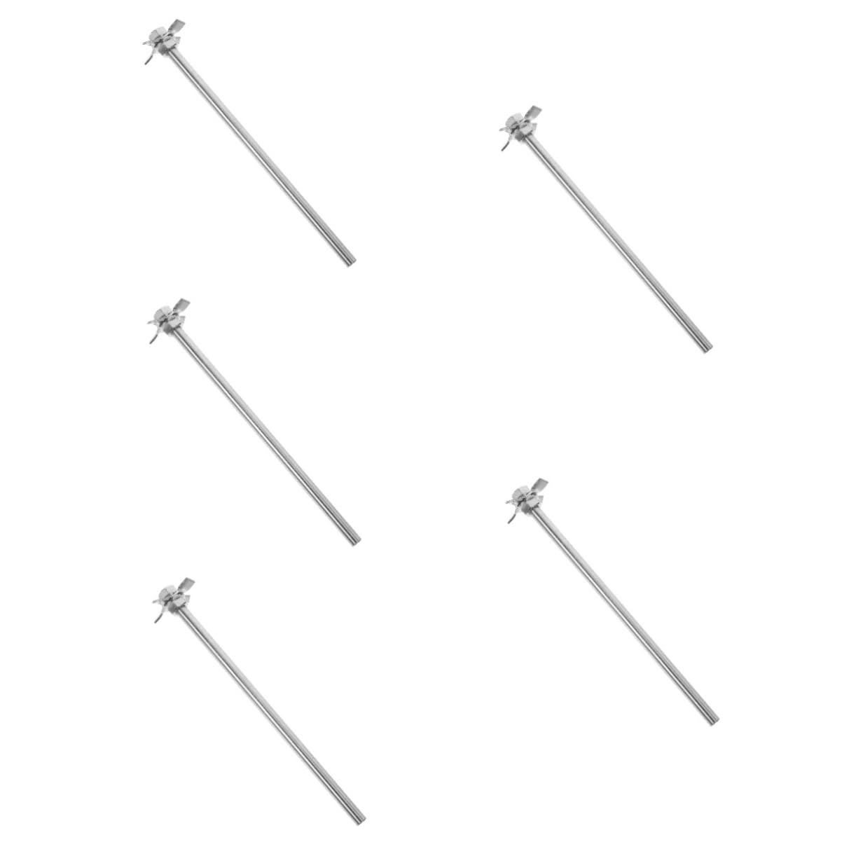 ULTECHNOVO 5ensembles Set De Bâtons De Stirrer Inoxydable Pour Laboratoire Outil De Mélange Pour Réactifs Chimiques Pour Expériences Scientifiques