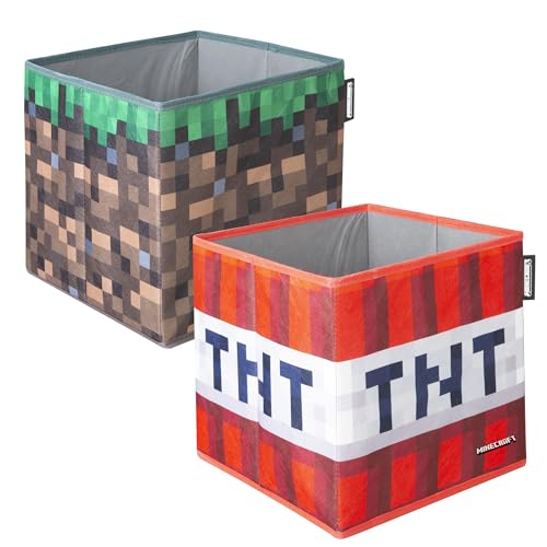 Phoenix Group AG MINECRAFT Caixa de tecido, 2 unidades