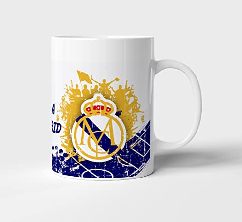 Taza de cerámica real Madrid personalizada