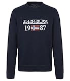 Gender: Uomo Napapijri Herren BERTHOW Crew Sweatshirt, Blau (Blu Marine 176), Small