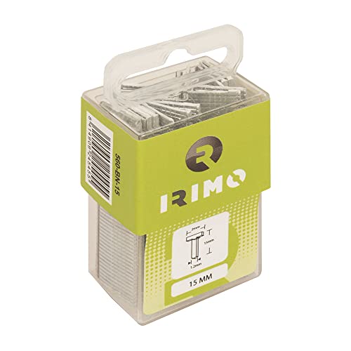 Agrafes type clou 15 mm IRIMO pour fixation de plinthes et lambris