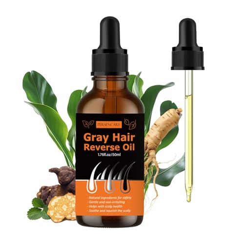 VAEYAE Herbal Gray Hair Reverse Essential Oil for Man & Woman, Grey Hair Darkening Conditioner...
