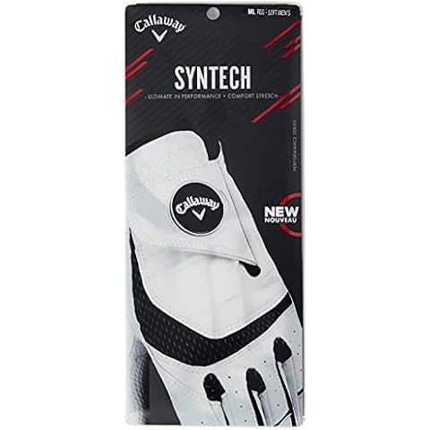 Guante de Golf Callaway Syntech 2019 blanco/negro para Hombre Cover