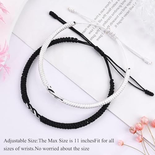 Pulseras Pareja Nudo Concéntrico 2 Piezas 4107tB0c6BL. AC SR38. SL1000