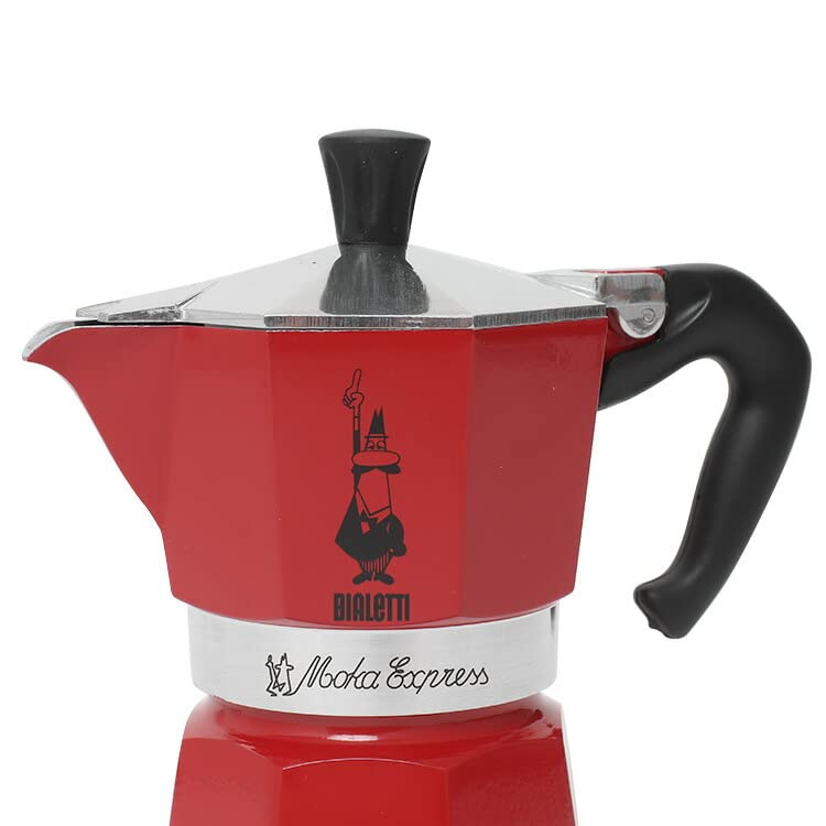Bialetti Moka Express 130mL エスプレッソメーカー Amazon | ビアレッティ(BIALETTI) モカエキスプレス 3カップ用 レッド