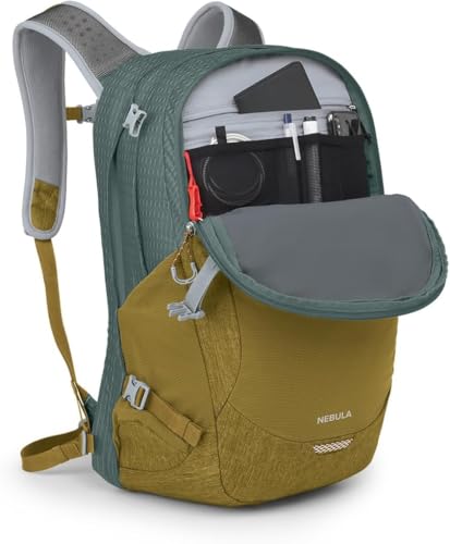 Image of Osprey Nebula Commuter Backpack, Green Tunnel /Brindle Brown