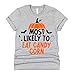 Most Likely to Halloween Tees – Funny Matching Family Fall Shirts – Trendy Spooky Season Boo Tees for Group Halloween Parties – Handmade Decorated Halloween Tops