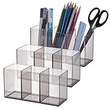 Photo Gallery ph pandahall 3 portapenne, organizer da scrivania a tre griglie, organizer per pennelli da trucco, pennelli cosmetici, accessori multifunzionali, accessori da scrivania per vanità, casa, ufficio, 18 x Photo Gallery ph pandahall 3 portapenne, organizer da scrivania a tre griglie, organizer per pennelli da trucco, pennelli cosmetici, accessori multifunzionali, accessori da scrivania per vanità, casa, ufficio, 18 x