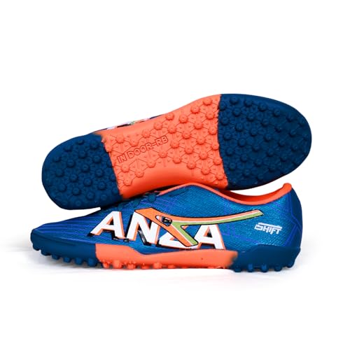 Image of Anza Shift Turf Football Shoes with Rubber Studs for Artificial Turf Surfaces - Durable PU Material, Flexible, Lightweight, Artificial Turf Surfaces