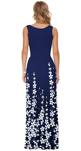 Image of AUSELILY Women's Classic Sleeveless Loose Plain Casual Long Maxi Dresses for Women 2026
