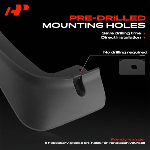 Image of A-Premium Mud Flaps Compatible with Mazda CX-50 2023 2024, No Drilling Required Mud Guards with Hardware Accessories, Set of 4 Front and Rear